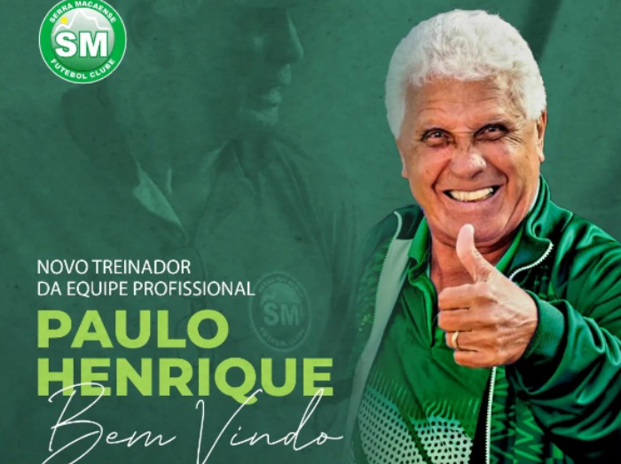 Serra Macaense confirma Paulo Henrique como treinador da equipe   