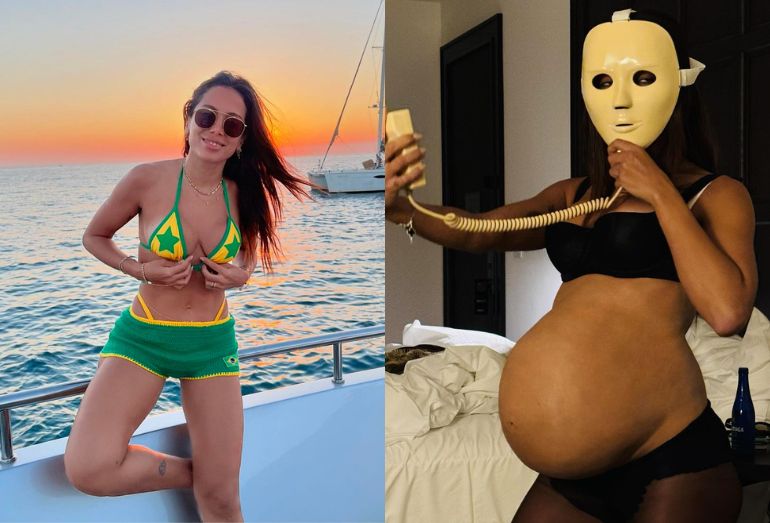 Anitta posta foto com barriga de grávida e levanta especulações nas redes sociais