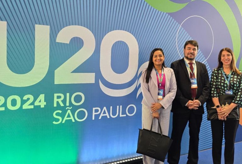 Fátima e Marcelo participam de encontro sobre sustentabilidade no Rio de Janeiro