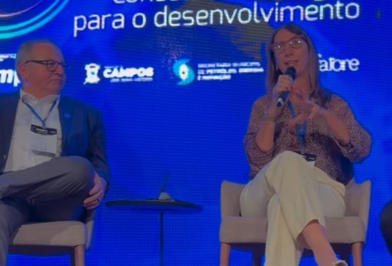 Fátima Pacheco representou Quissamã em evento da Ompetro em Campos