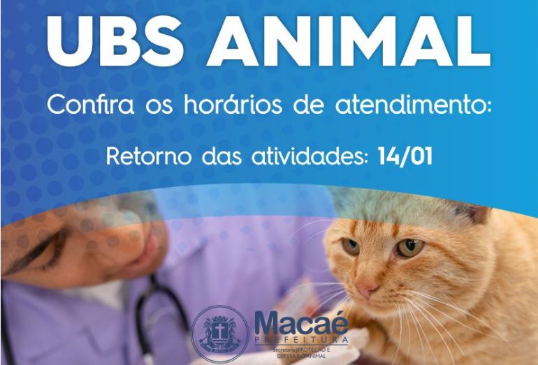 Saúde animal em Macaé: serviços gratuitos retornam com novos horários e locais