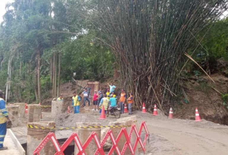 Ponte do Frade está recebendo intervenções nesta terça-feira. Saiba mais