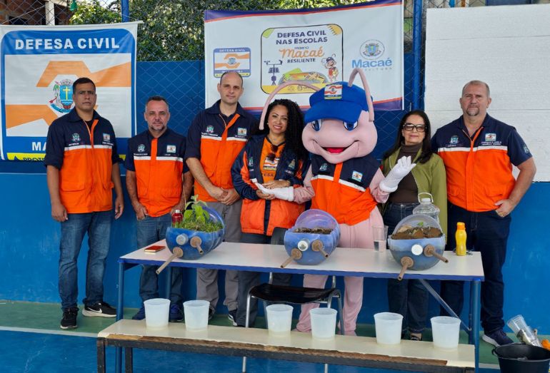 Macaé Resiliente avança e leva oficinas educativas a estudantes do município