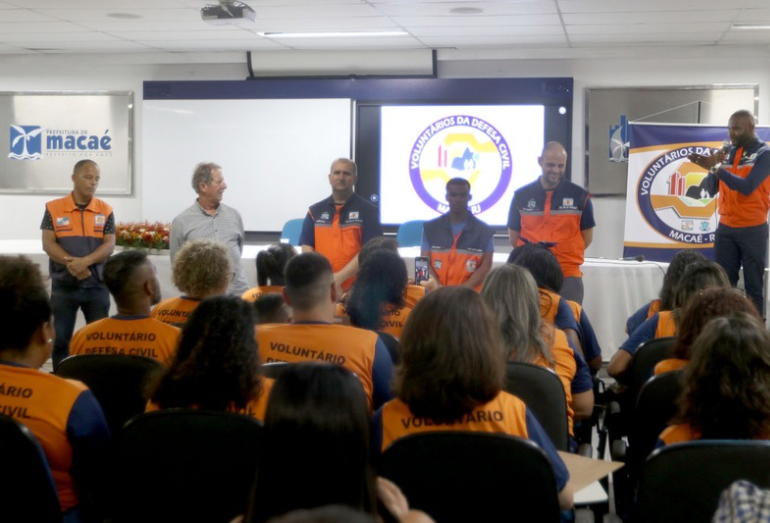 Defesa Civil de Macaé inicia inscrições para formação de voluntários nesta segunda-feira