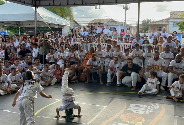 Competição de capoeira movimenta Rio das Ostras em parceria com o Estado