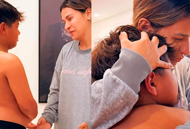 Lição de vida! Filho de Simone Mendes se emociona ao descobrir a infância humilde da mãe