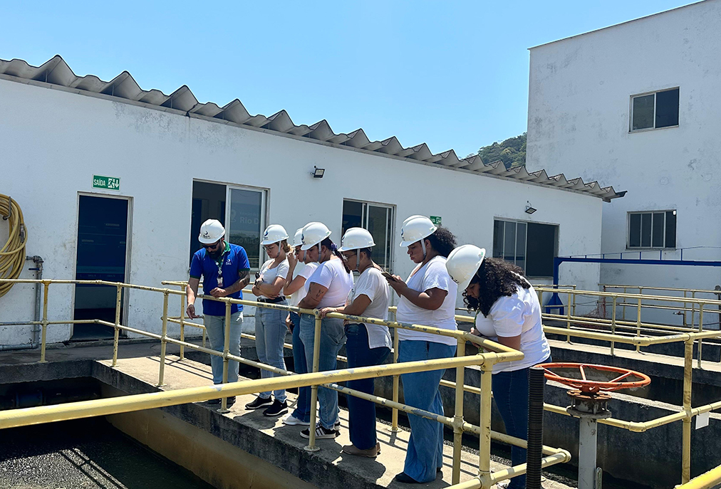 Rio+ recebe alunos de enfermagem da UFF de Rio das Ostras em ETA