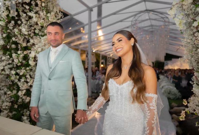 Lexa e Ricardo Vianna se casam com cerimônia grandiosa e homenagem à filha