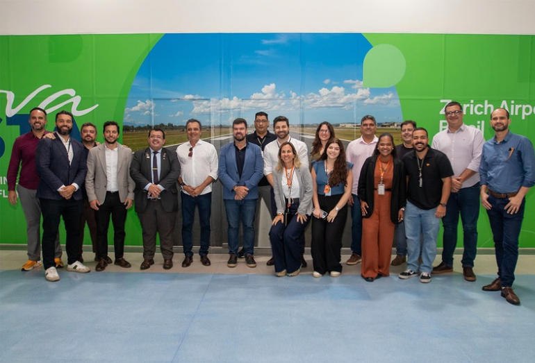 Reunião no Aeroporto de Macaé discute avanço de voos comerciais com Gol e Zurich Airport
