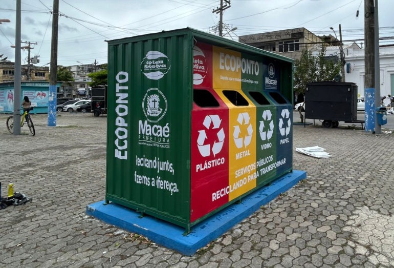Coleta seletiva avança em Macaé com novos pontos de recebimento
