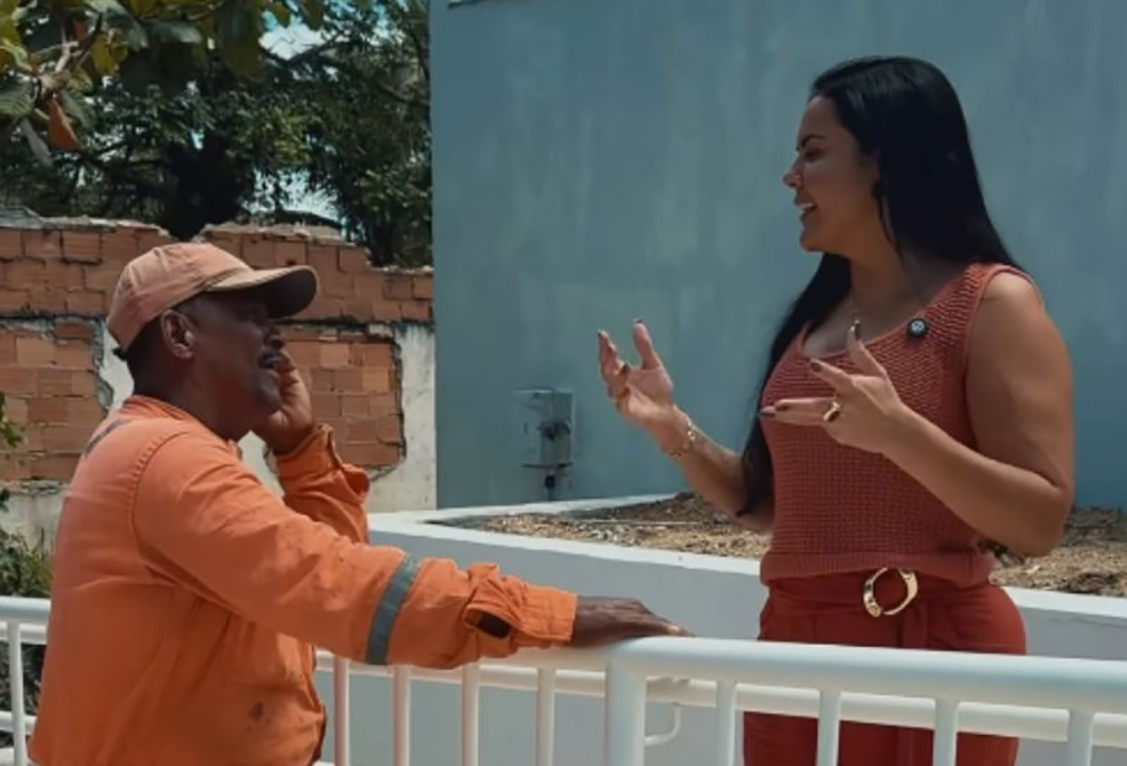 Prefeita visita obras de reforma e ampliação de escola em Silva Jardim