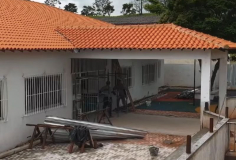 Reforma da escola do Coqueiro, em Silva Jardim, está perto da inauguração