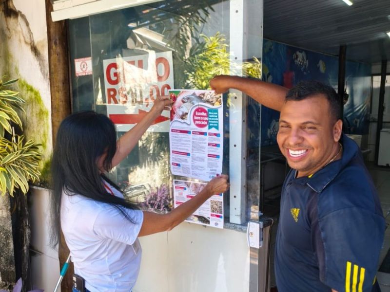 Rio das Ostras fiscaliza comércios e orienta consumidores sobre compra de pescado na Semana Santa