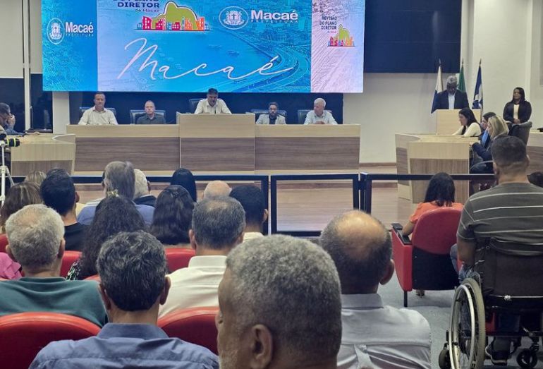 Macaé tem abertura do processo de revisão do Plano Diretor com solenidade na Câmara