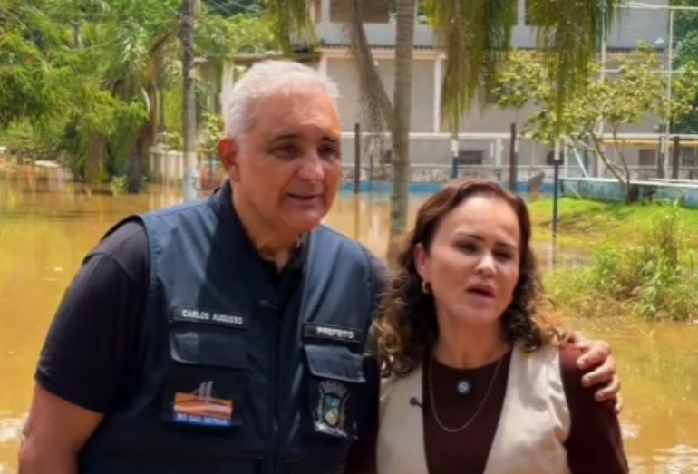 Rio das Ostras recebe visita de representantes do governo federal após chuvas