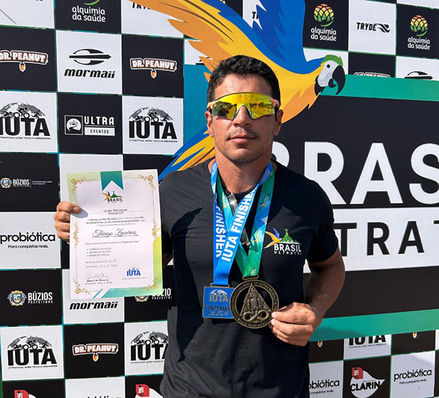 Macaense alcança 6º lugar no mundo em prova extrema de Ultra Triathlon