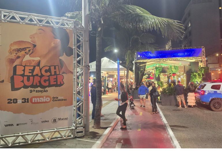 Beach Burger aquece a economia e amplia circulação de turistas em Macaé
