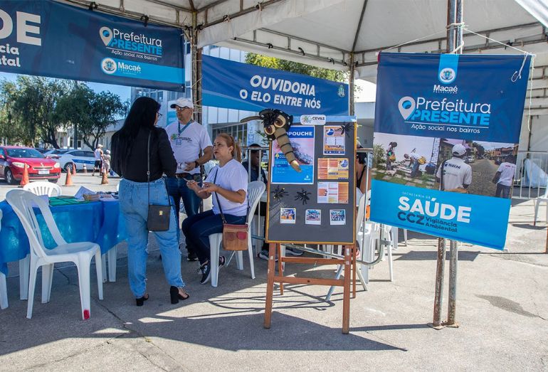 Moradores do Santo Amaro em Macaé terão acesso a serviços públicos e de saúde gratuitos neste sábado