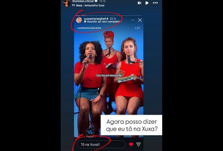 Xuxa compartilha paródia musical contra o machismo feita por artistas da região