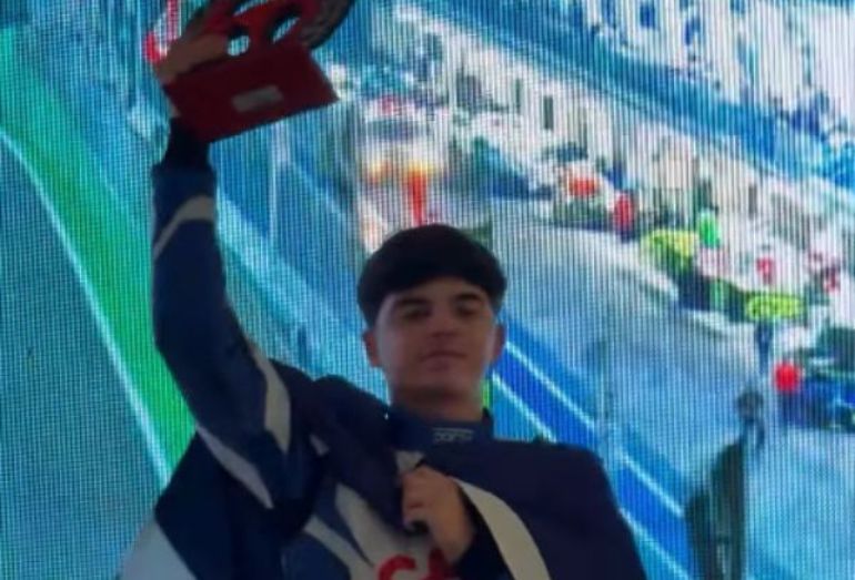 Macaé comemora pódio de jovem piloto no tradicional Autódromo de Interlagos