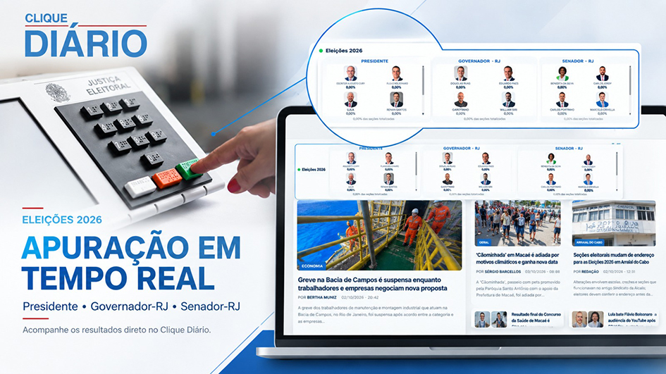 Clique Diário estreia apuração eleitoral em tempo real