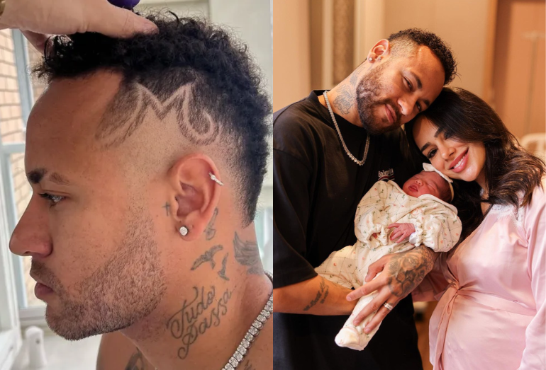 Neymar Homenageia Mavie, Sua Filha Com Bruna Biancardi, Em Novo Visual ...